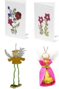 Floral Notecards & Fair Trade Angels