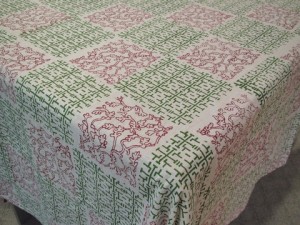 Block Print Tablecloth