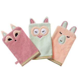 Bath Mitts - Woodland Collection